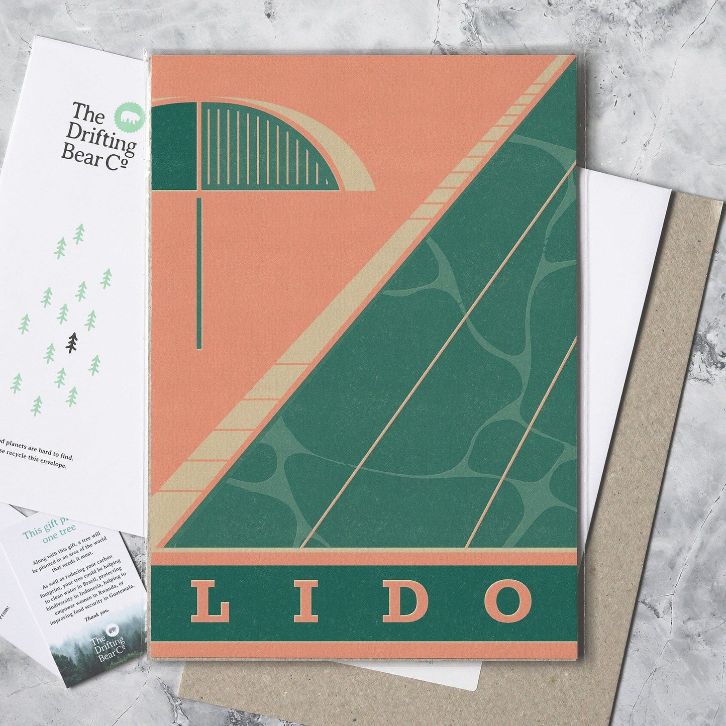 'Lido' Graphic Print