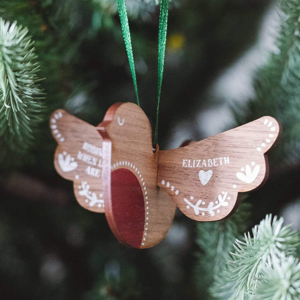 'Robins Appear When Loved Ones Are Near' Decoration