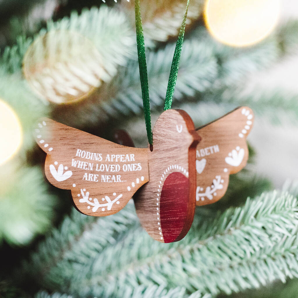 'Robins Appear When Loved Ones Are Near' Decoration