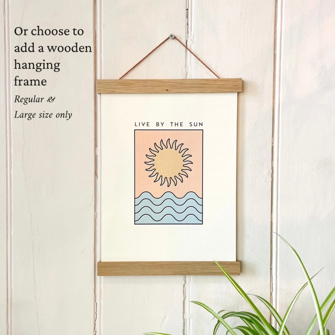 'Back Beach' Graphic Print