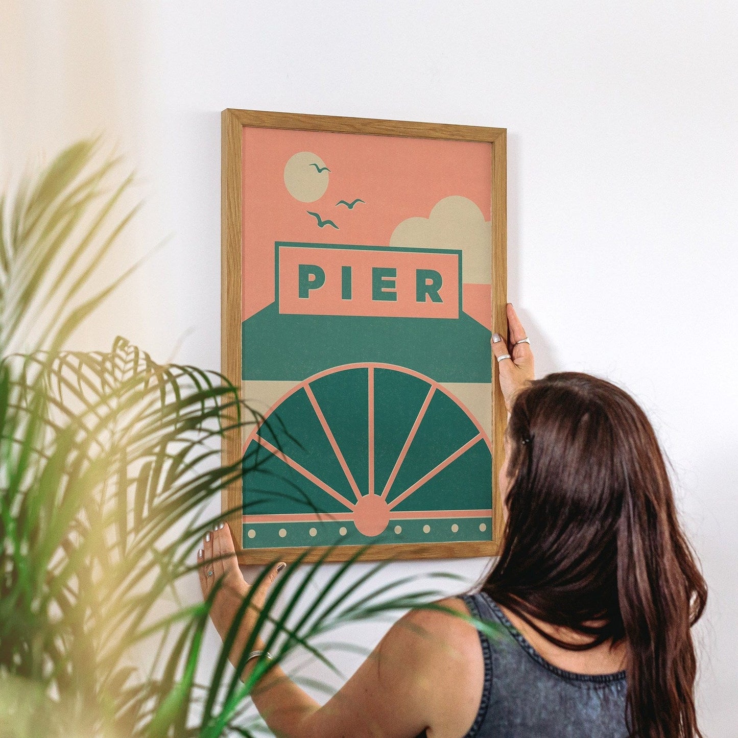 'Pier' Graphic Print