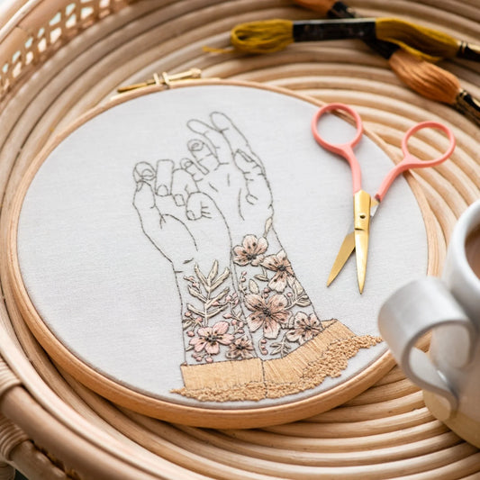 Stitch Happy Embroidery Kit - Tattooed Arms