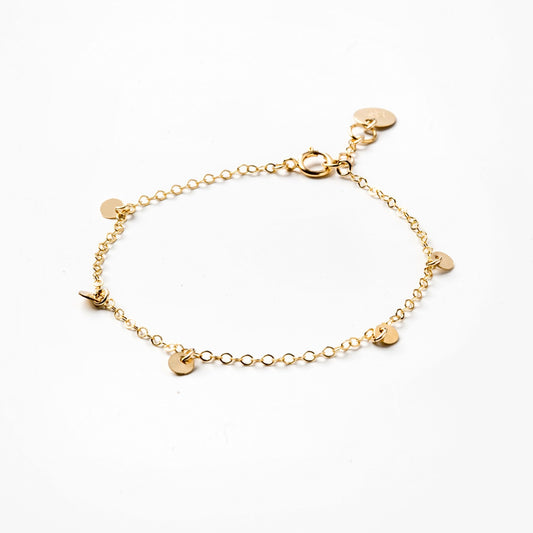 Wanderlust Life Telltale Gold Chain Bracelet