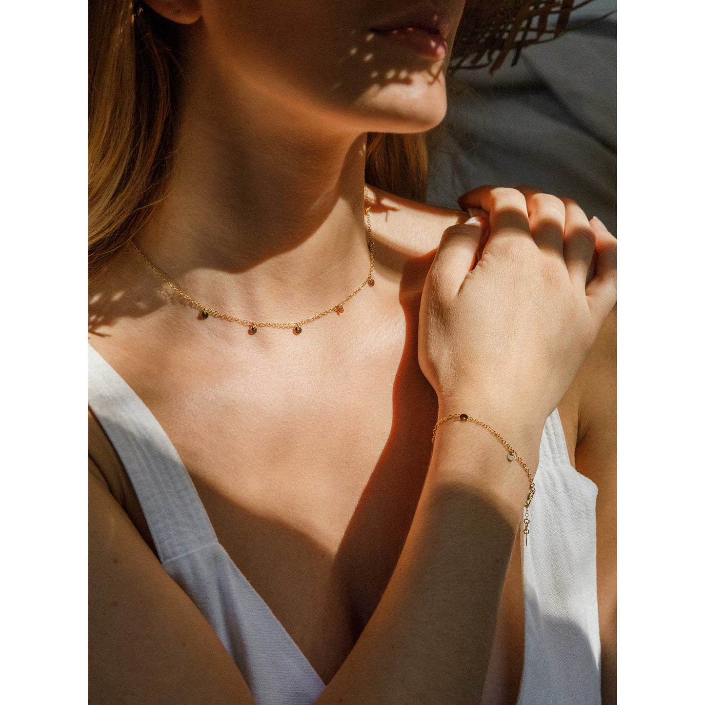 Wanderlust Life Telltale Gold Chain Bracelet