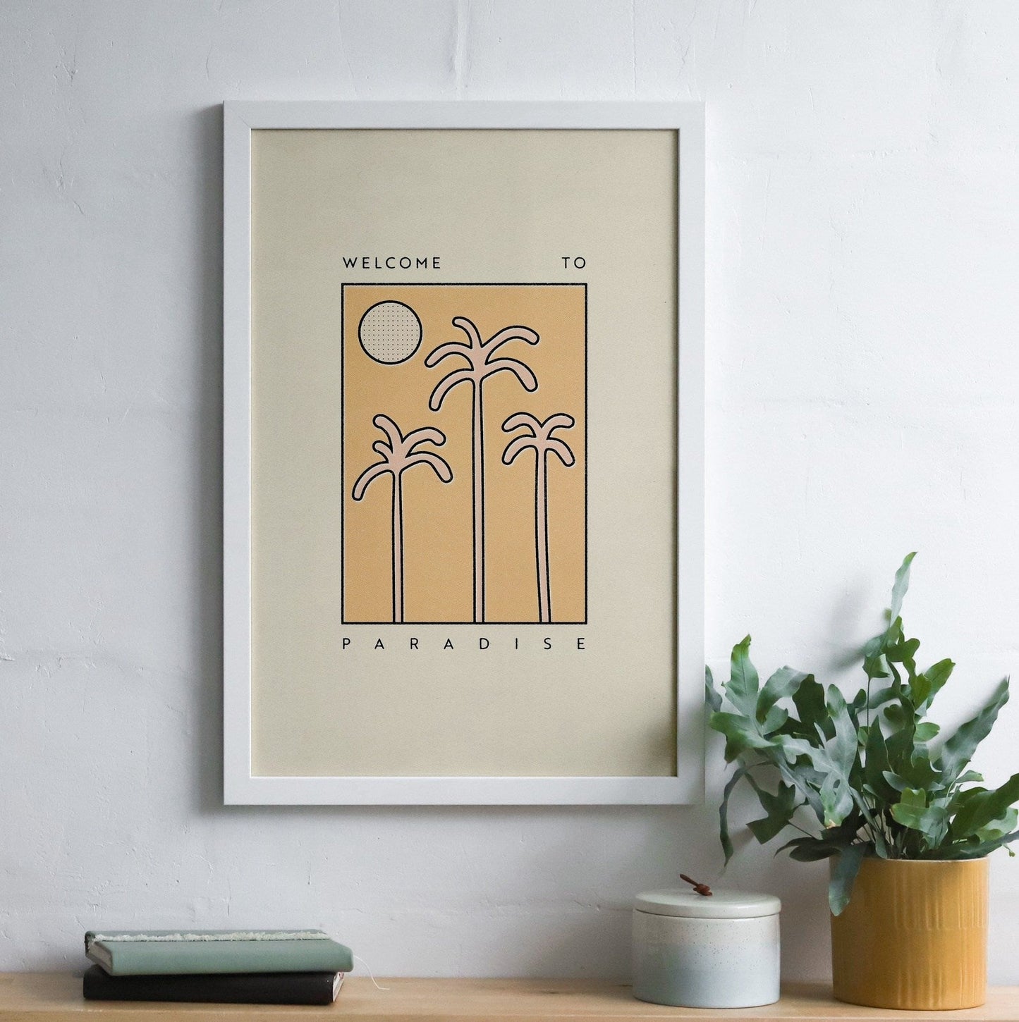 'Welcome to Paradise' Graphic Print