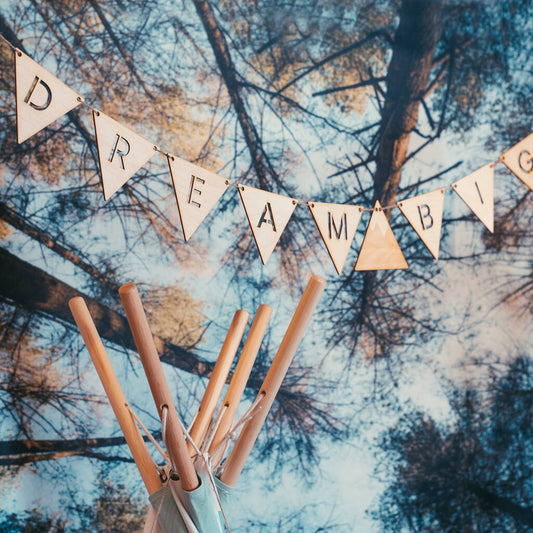 Wooden Letter Bunting: A Charming Addition to Any Celebration