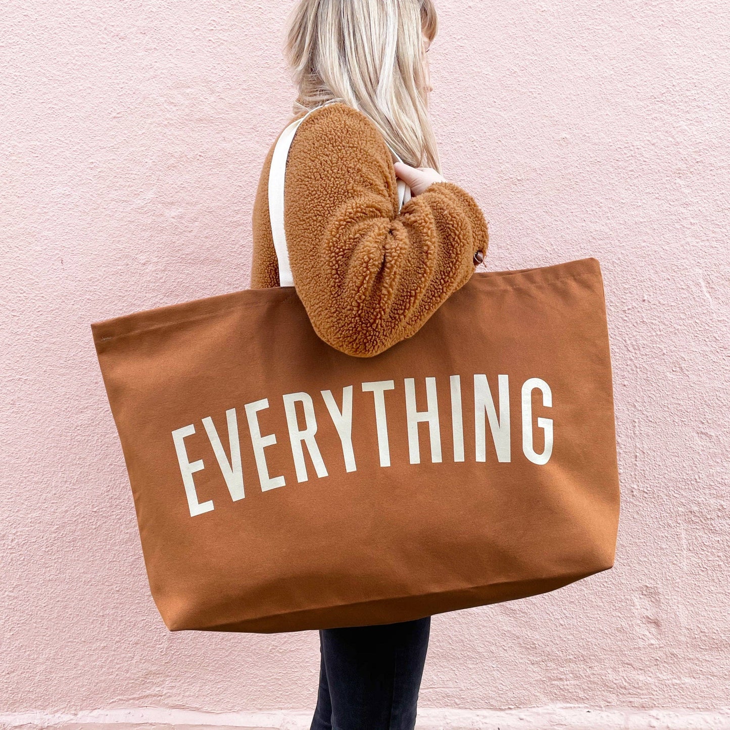 Everything - Tan REALLY Big Bag