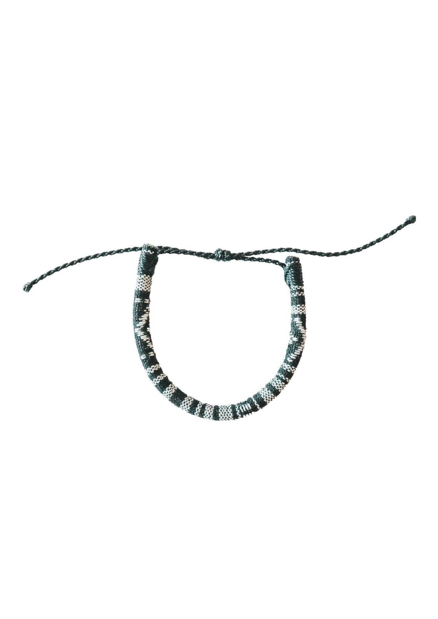 Batik Minimalist Bracelet, Woven Bracelet