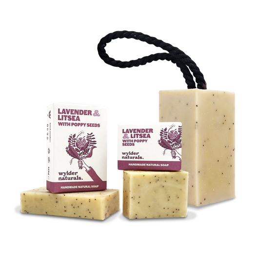 Wylder Naturals - Soap Bar - Lavender & Litsea with Poppy Seeds