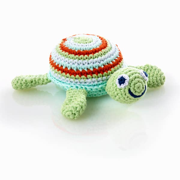 Soft Toy Turtle Rattle