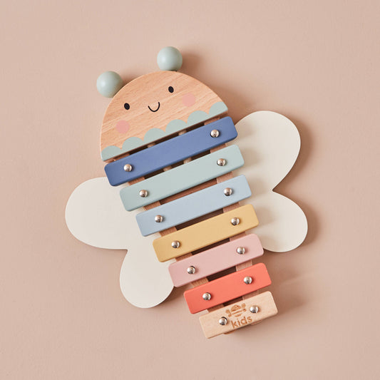 Just Bee Kids Dragonfly Wooden Xylophone Toy