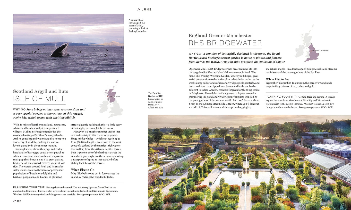 Where To Go When - Great Britain and Ireland