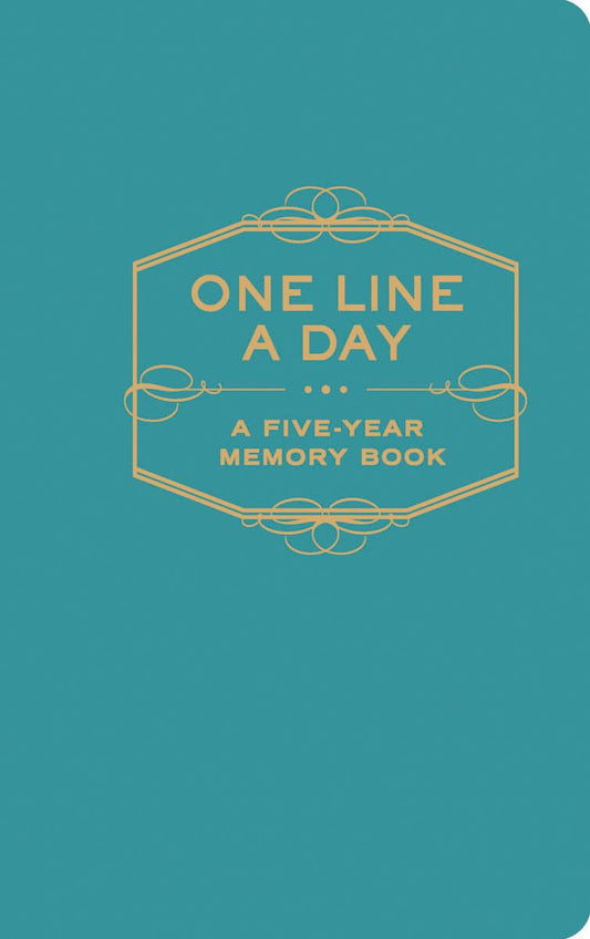 One Line a Day: A Five Year Memory Book (Blue)