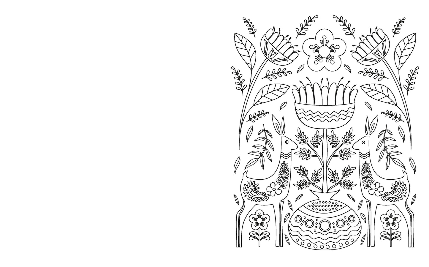 Scandi Style Colouring Book