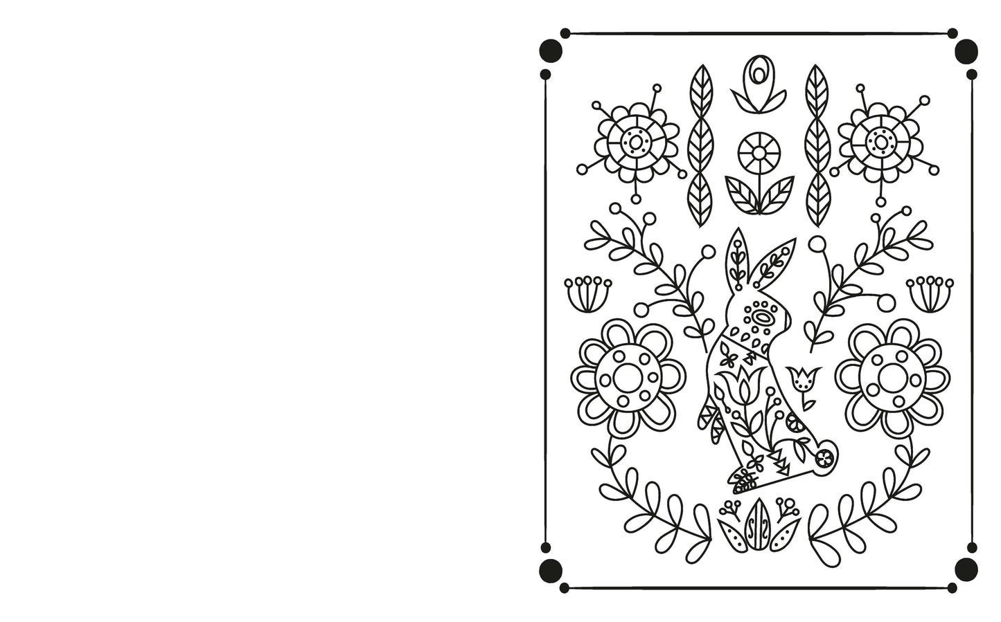 Scandi Style Colouring Book