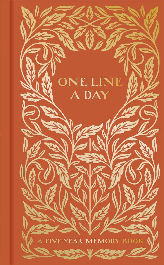 One Line a Day Memory Book (Gilded)