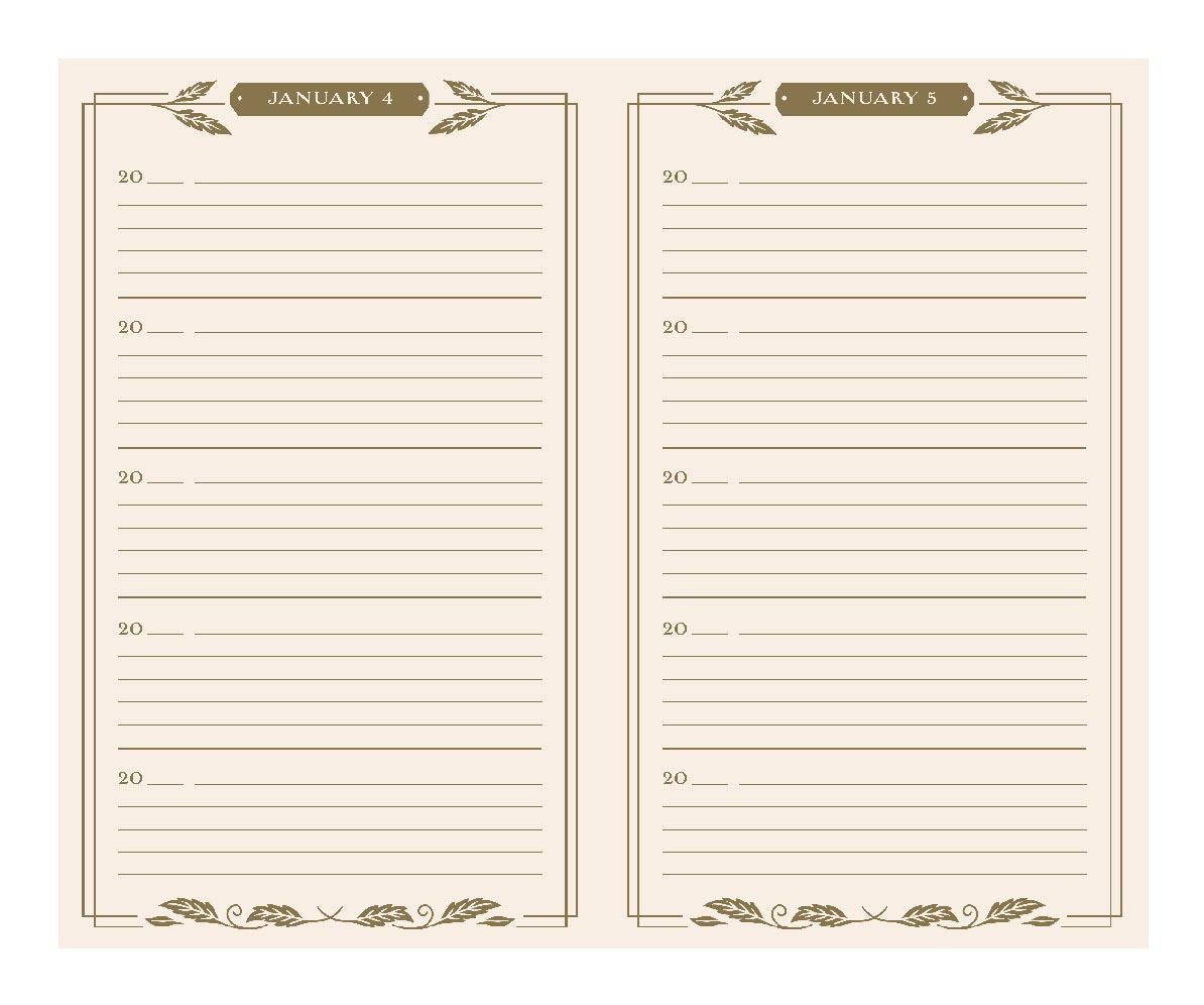 One Line a Day Memory Book (Gilded)