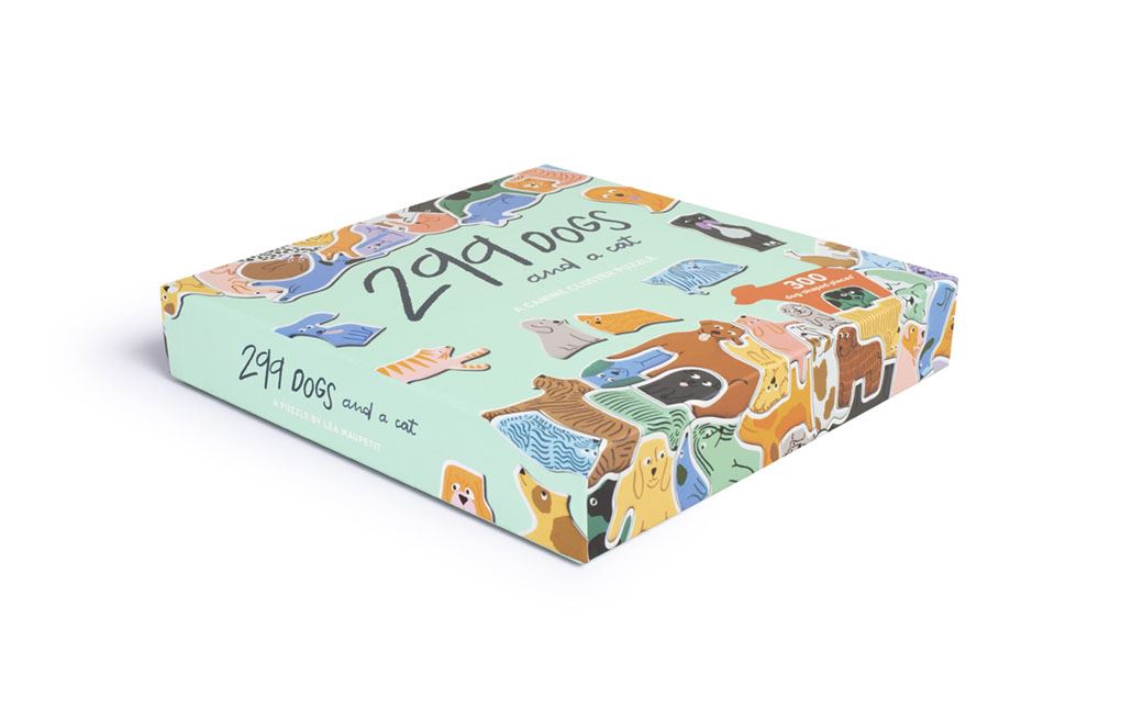 299 Dogs and a Cat Jigsaw Puzzle