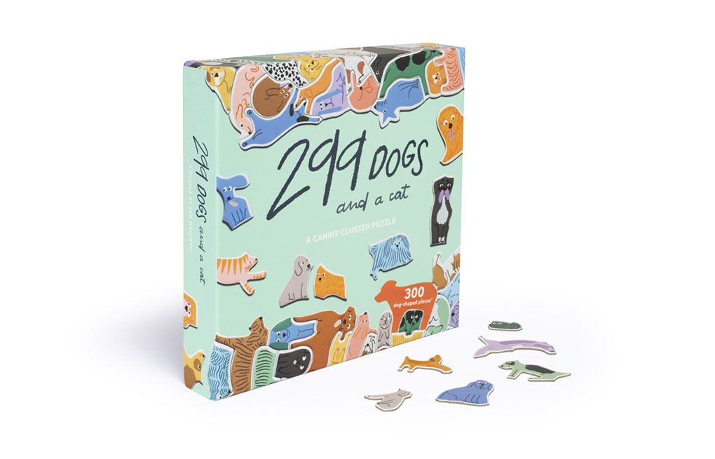 299 Dogs and a Cat Jigsaw Puzzle