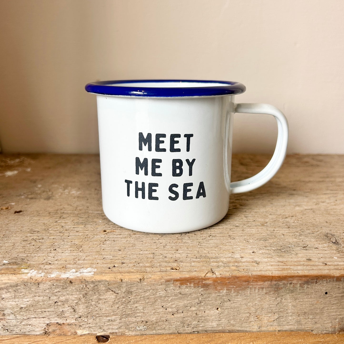 Enamel Mug - Meet Me by the Sea