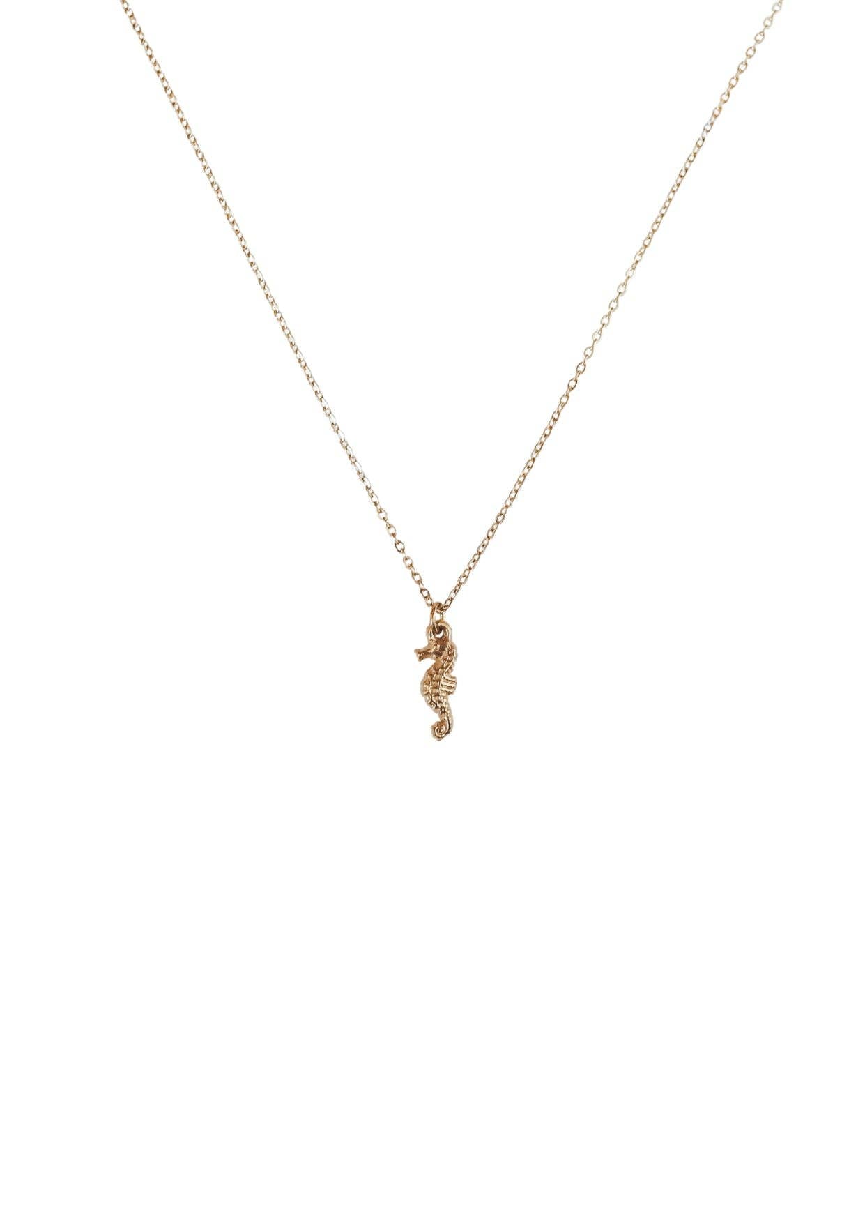 Seahorse Gold Necklace