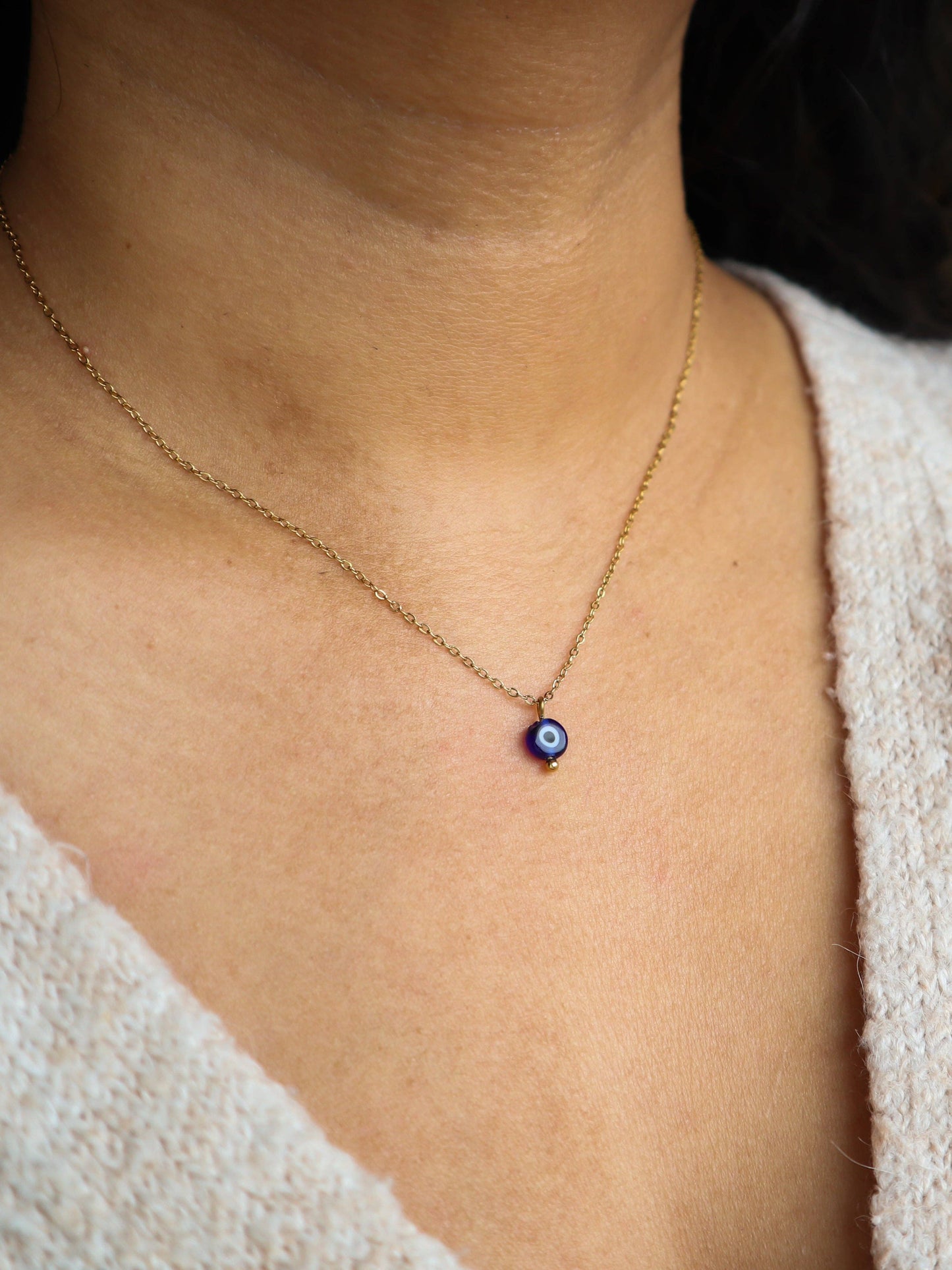 Evil Eye Gold Necklace