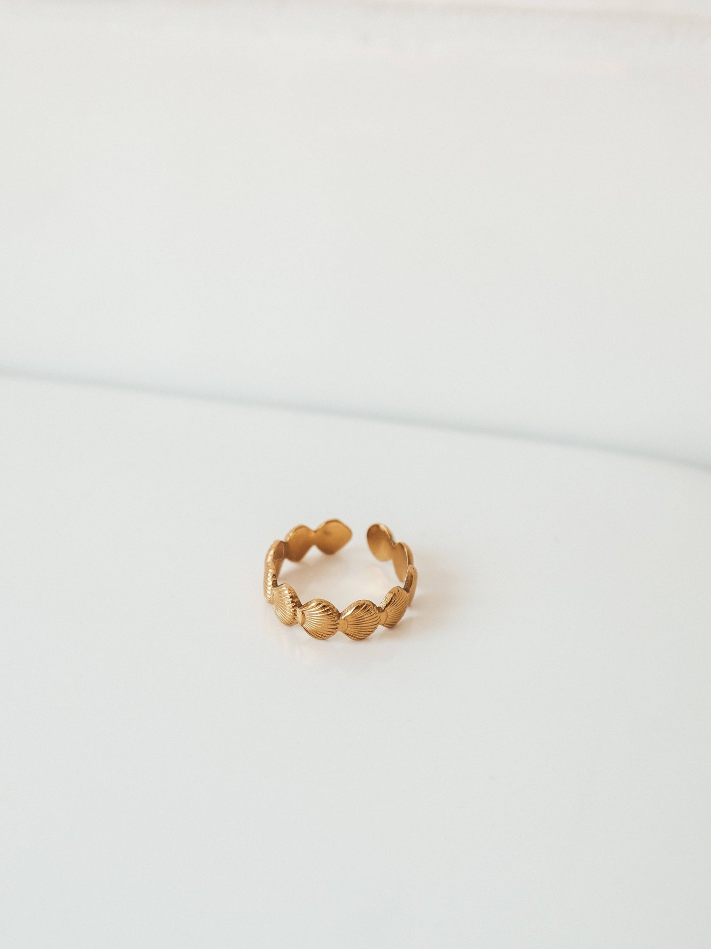 Seashell Gold Ring