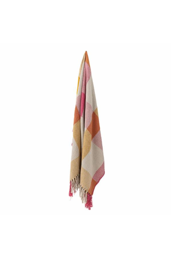 Bloomingville Recycled Cotton Throw Blanket - Hadley