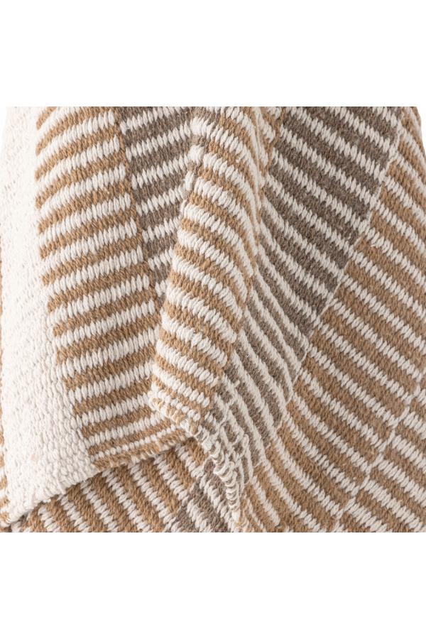 Bloomingville Recycled Cotton Throw Blanket - Isnel Beige