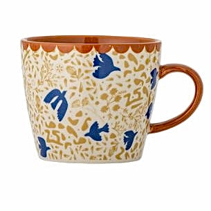 Bloomingville Stoneware Mug - Soaring Birds