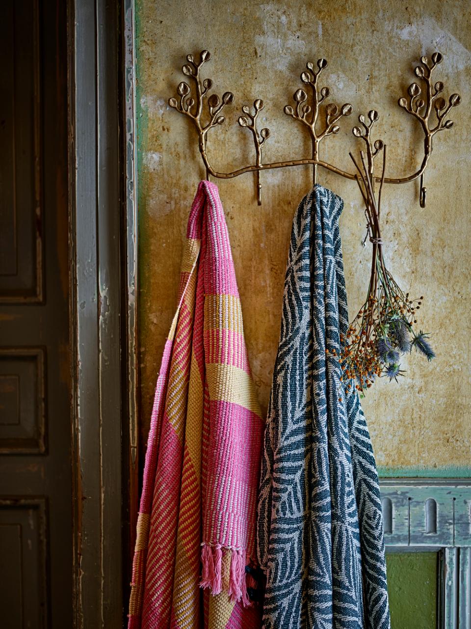 Bloomingville Recycled Cotton Throw Blanket - Ugento Green