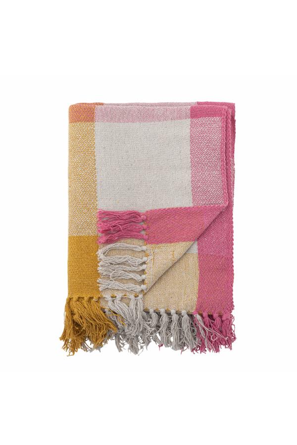 Bloomingville Recycled Cotton Throw Blanket - Hadley