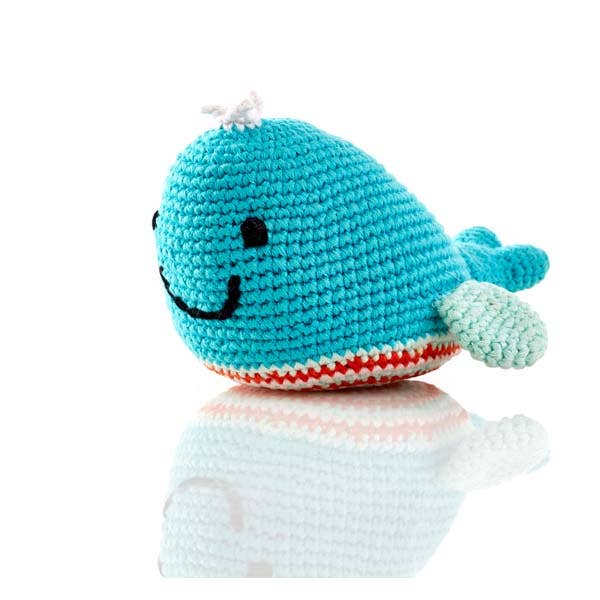 Soft Toy Whale Rattle