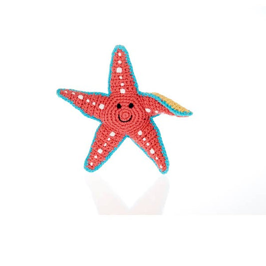 Soft Toy Starfish Rattle