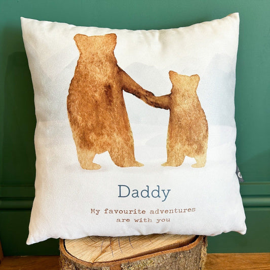 'Daddy' Adventure Bear Cushion