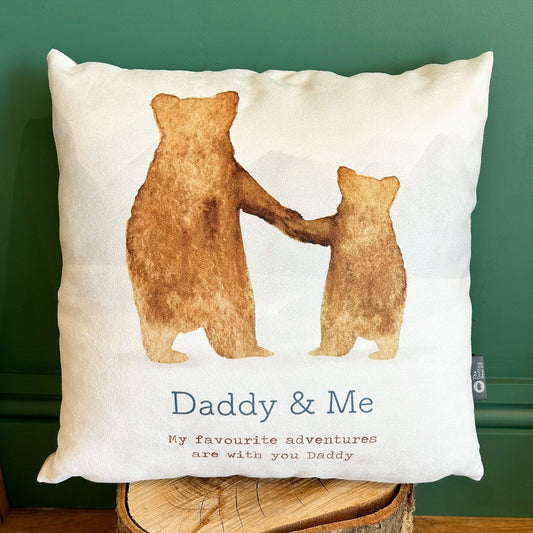 'Daddy & Me' Adventure Bear Cushion