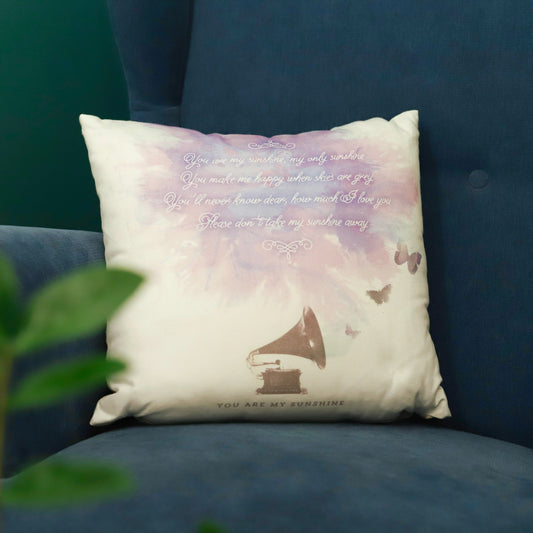 'You Are My Sunshine' Song Lyrics Cushion