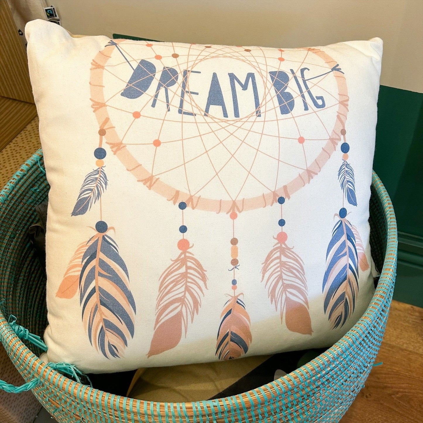 'Dream Big' Unpersonalised Cushion