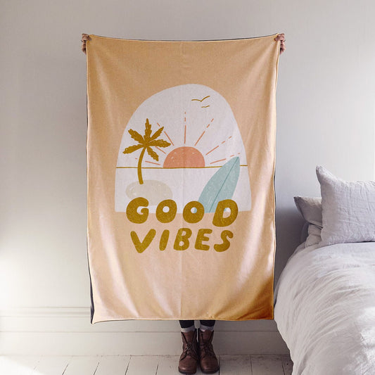 'Good Vibes' Blanket