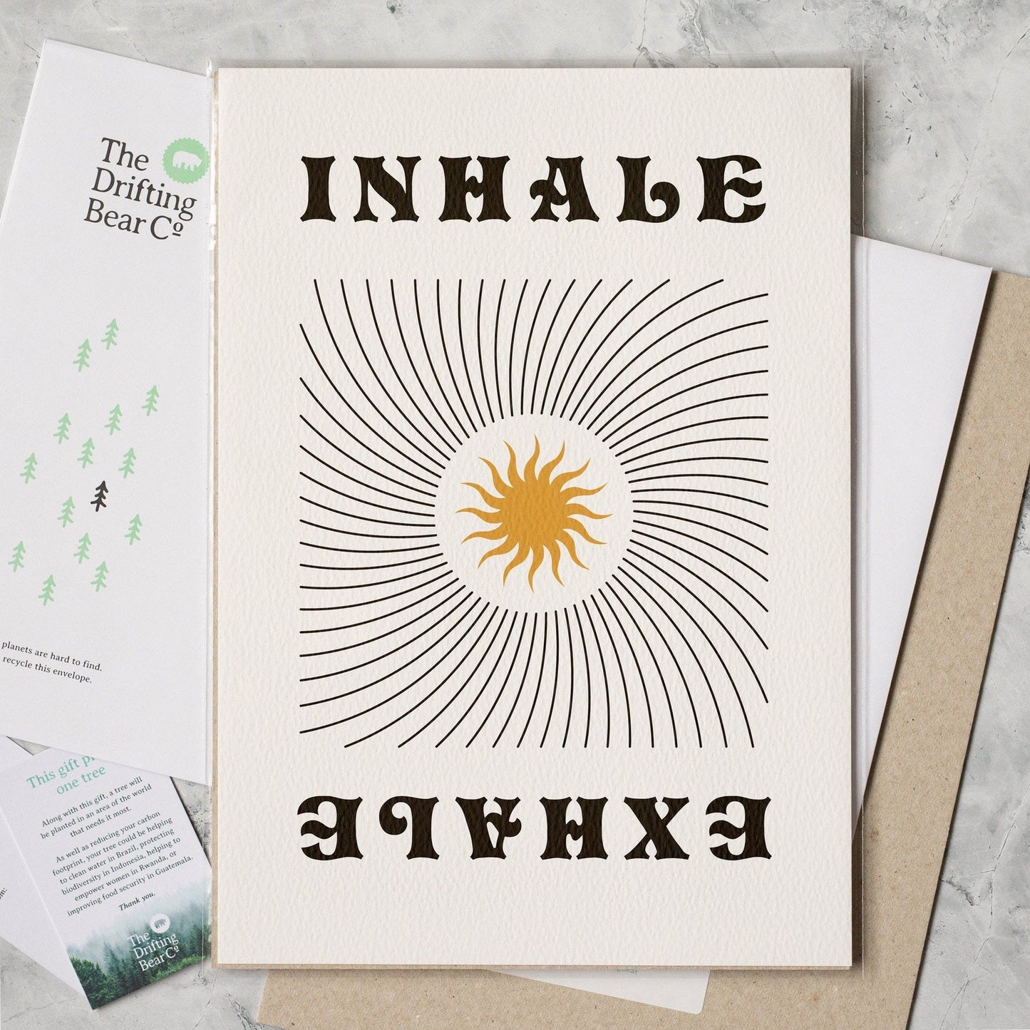 'Inhale, Exhale' Graphic Print