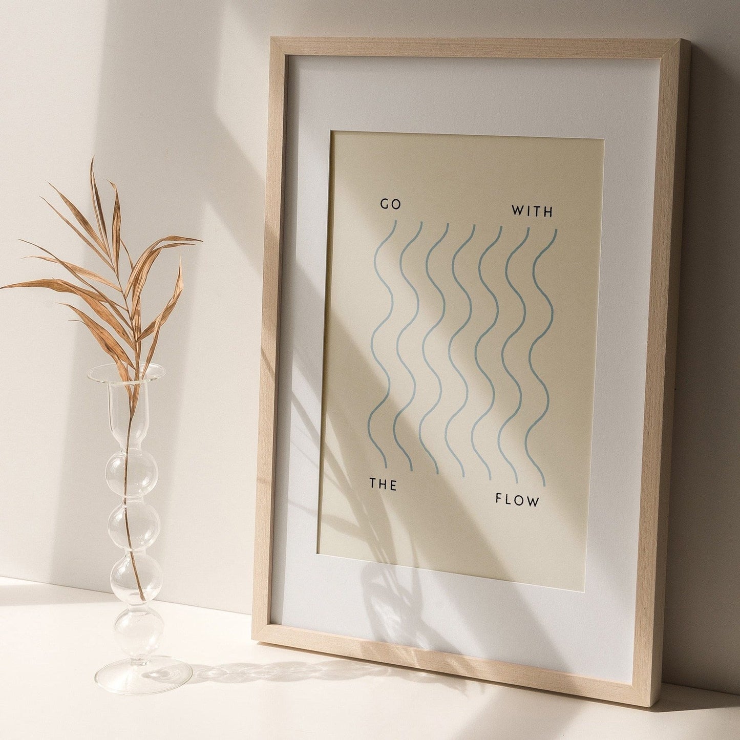 'Go With The Flow' Graphic Print