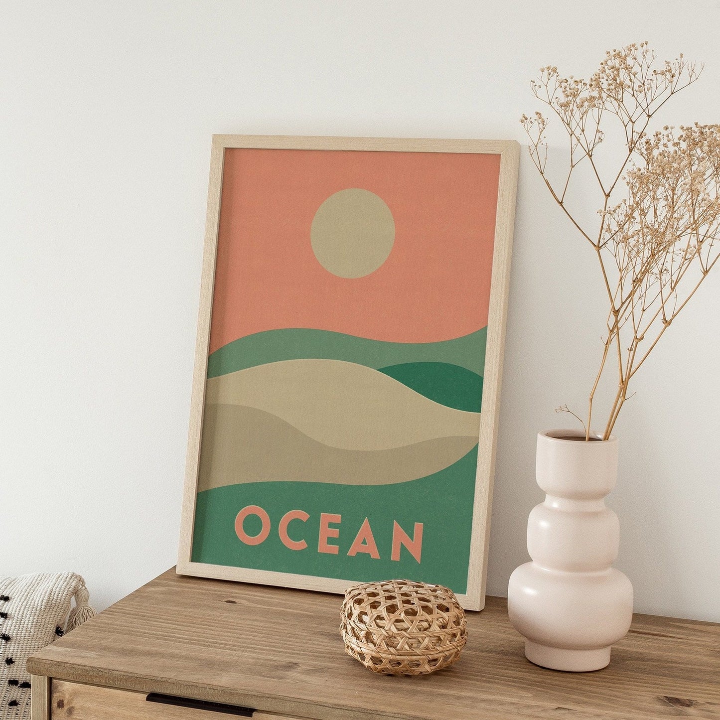 'Ocean' Graphic Print