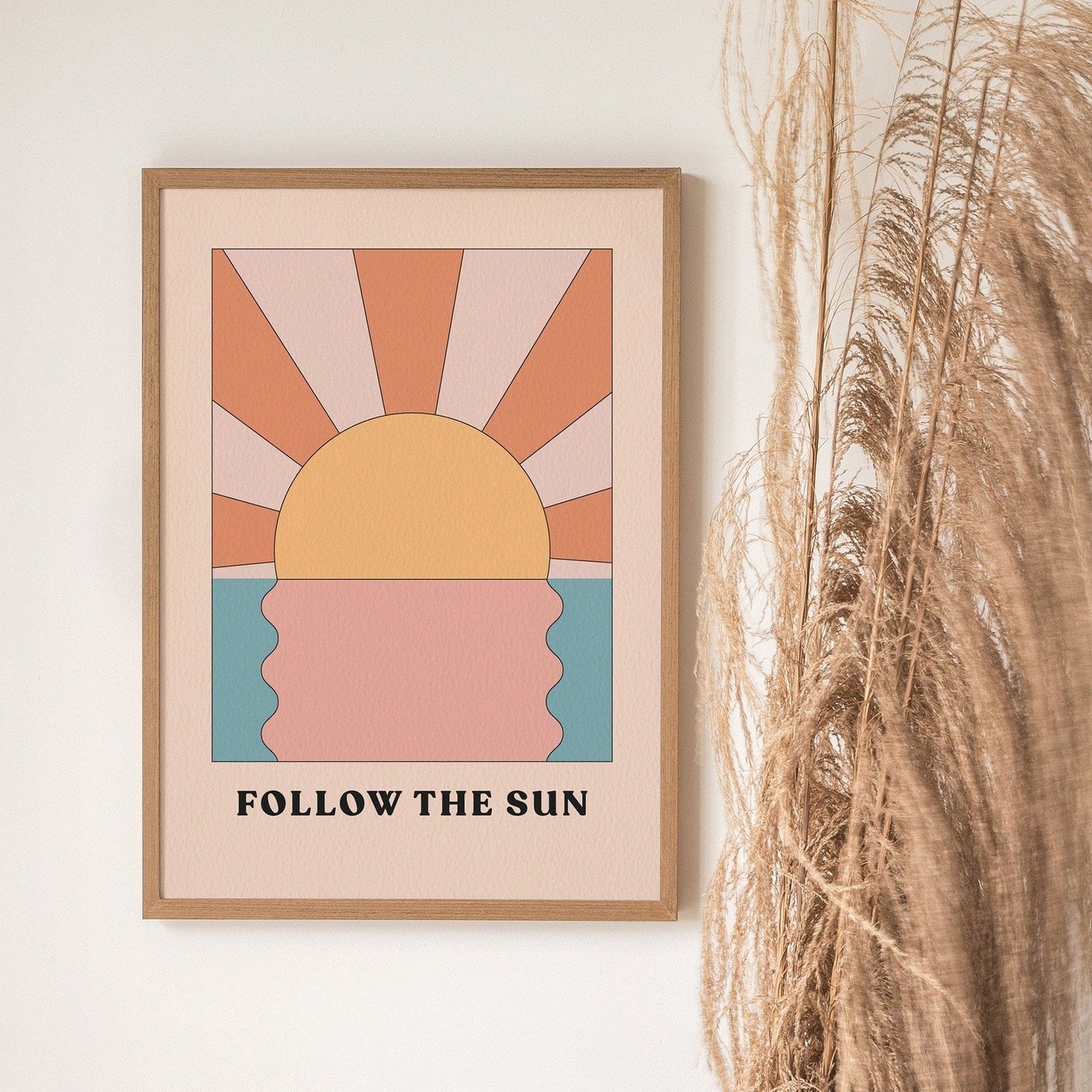 'Follow the Sun' Graphic Print