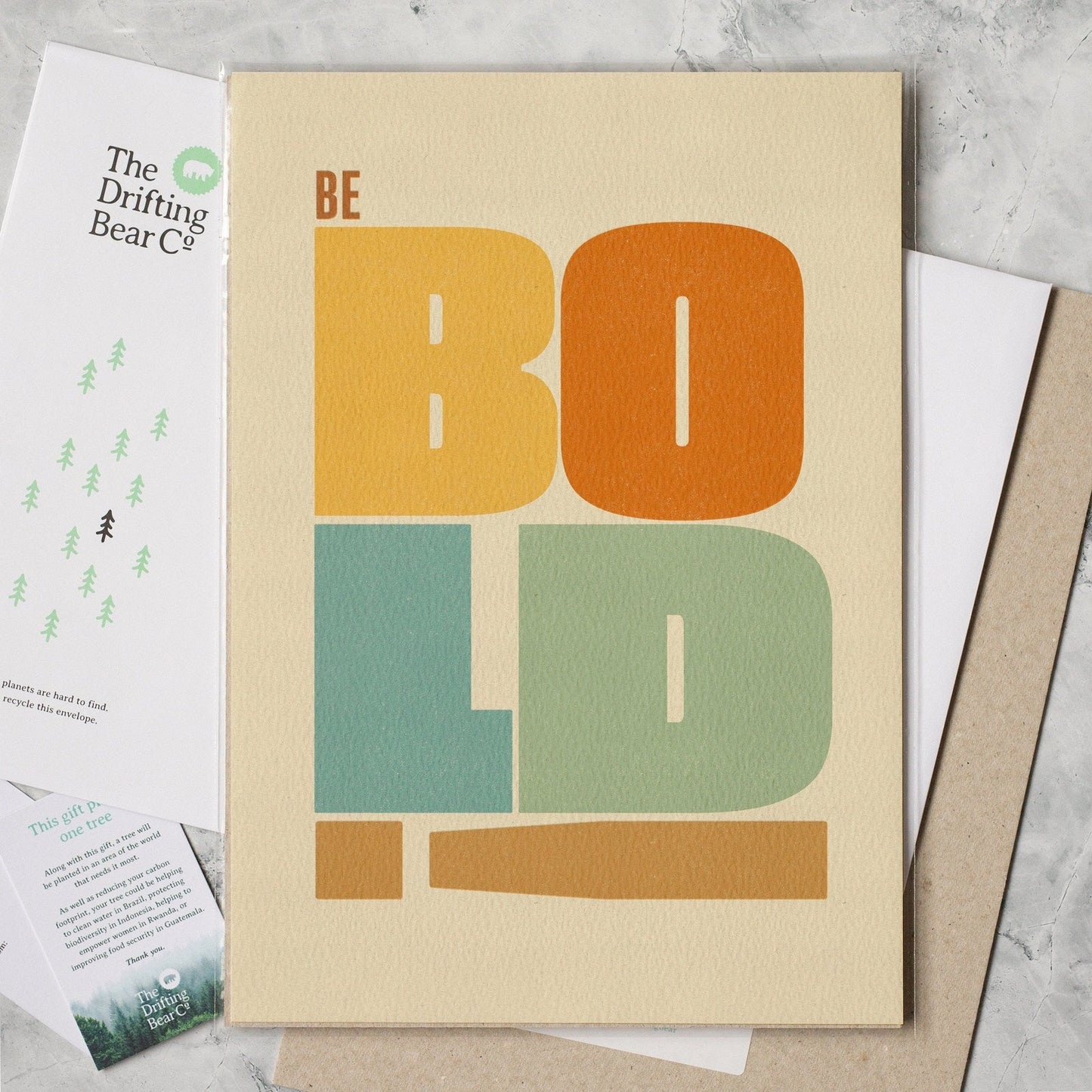 'Be Bold' Graphic Print