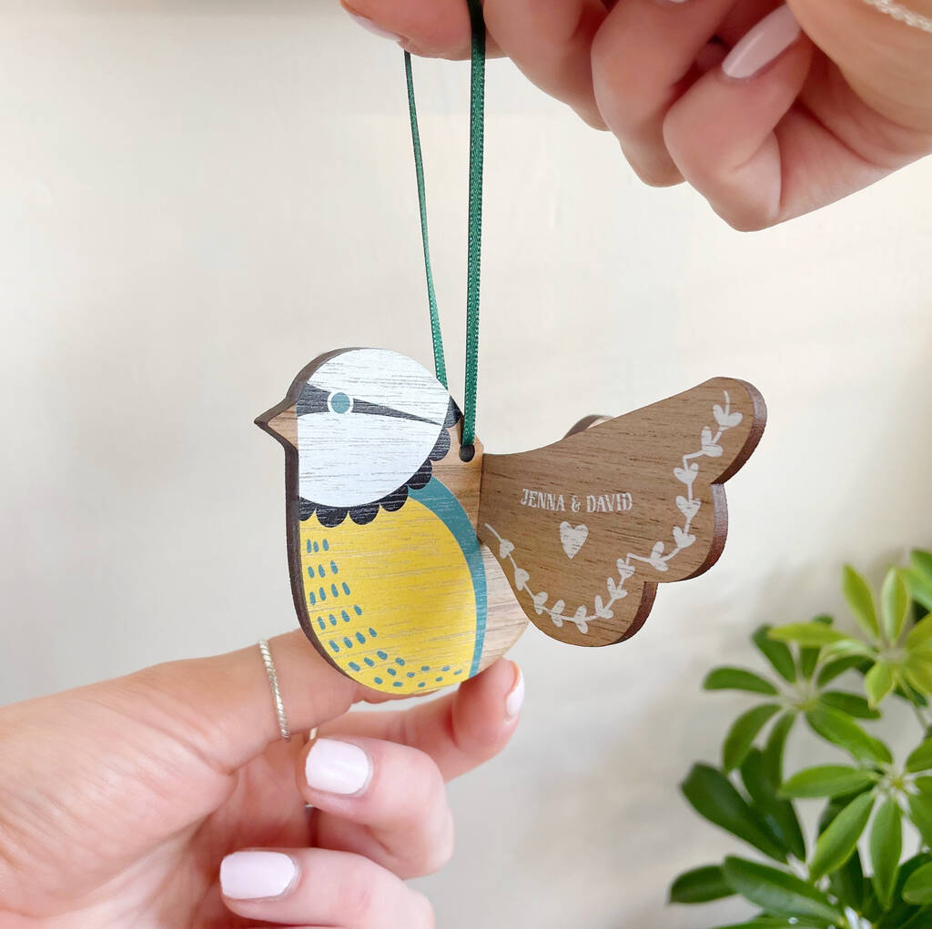 'Love Birds' Hanging Bird Decoration