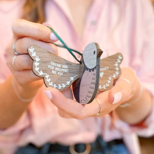 Thank You For Helping Me Fly Personalised Teacher Gift