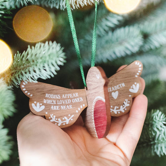 'Robins Appear When Loved Ones Are Near' Decoration