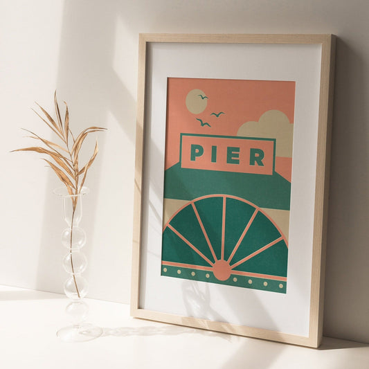 'Pier' Graphic Print