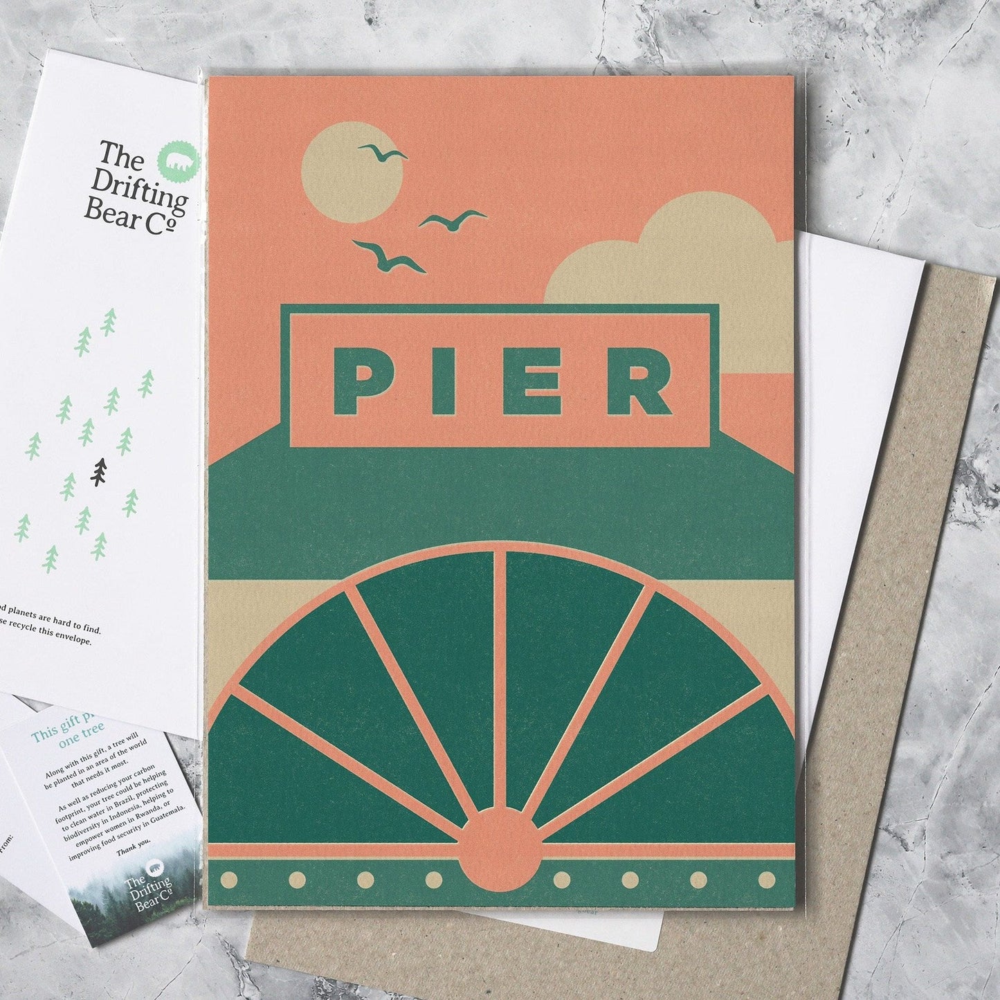 'Pier' Graphic Print