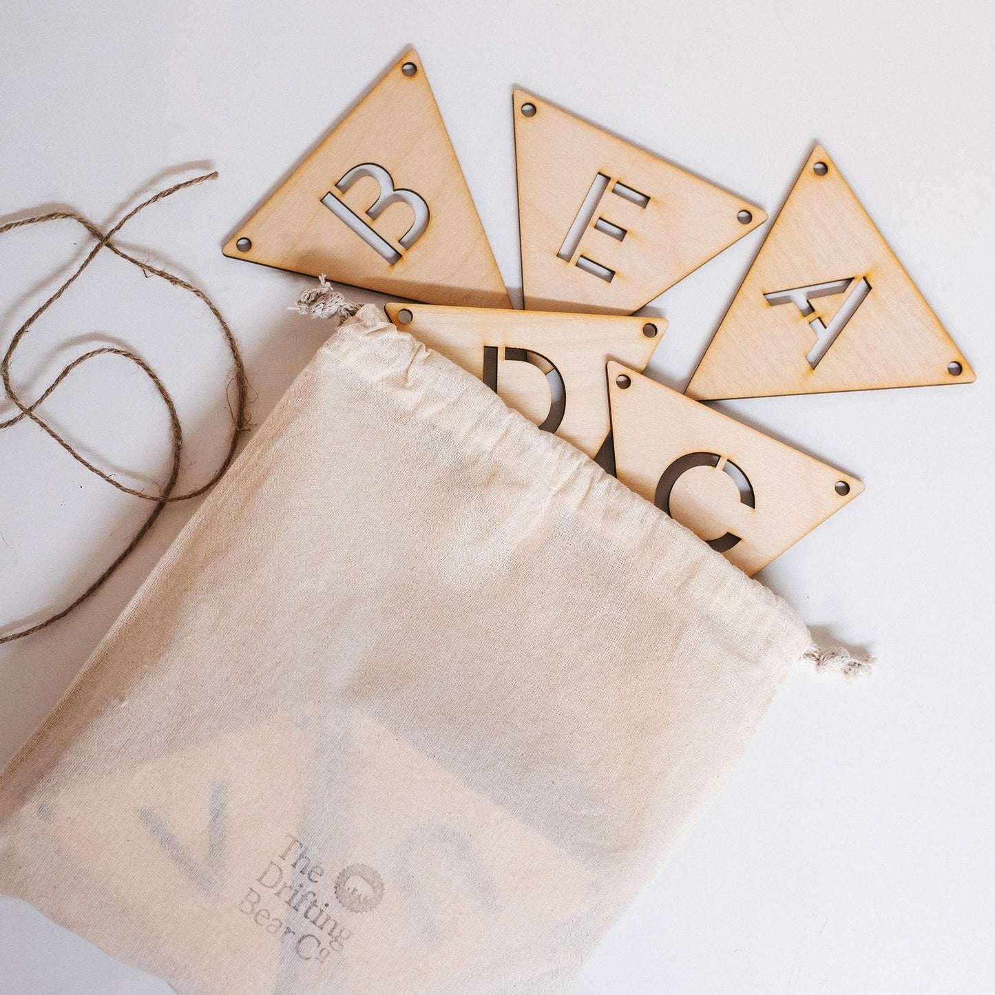 Customised Wooden Bunting Letters